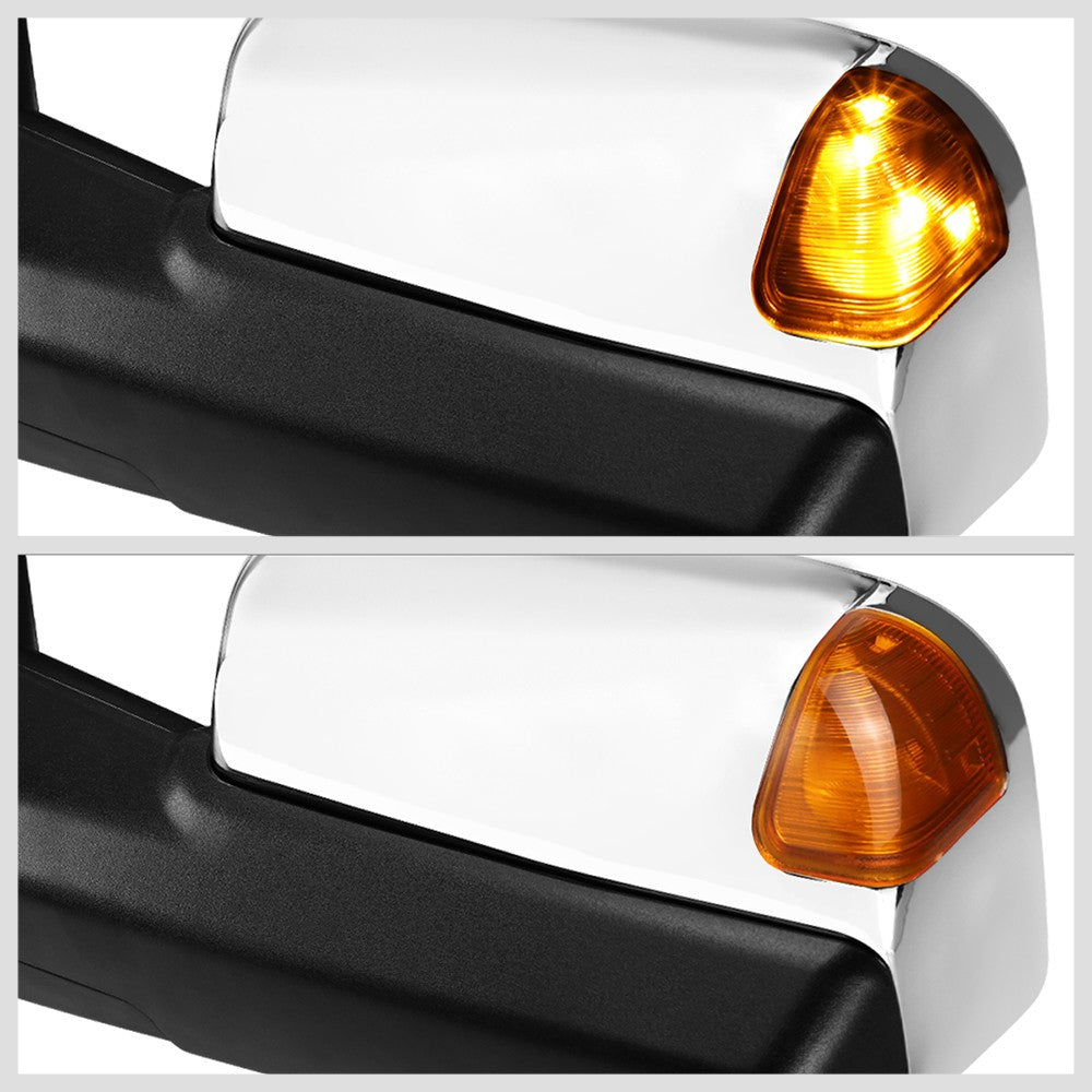 Left/Right Towing Side Mirror Powered Heated LED Turn Signal for 09-10 Ram 1500