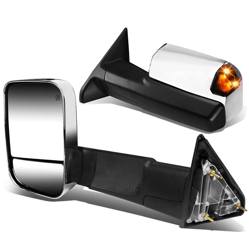 Left/Right Towing Side Mirror Powered Heated Turn Signal 10-16 Ram5500 BFC-VMIR-013-T999-CH-SM