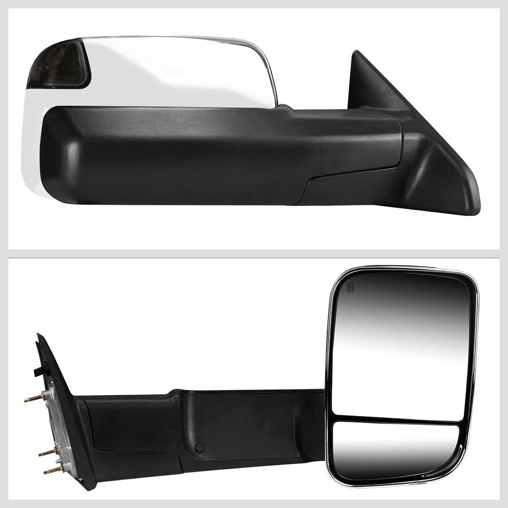 Left/Right Towing Side Mirror Powered W/Heated Turn Signal for 10-16 Ram 5500