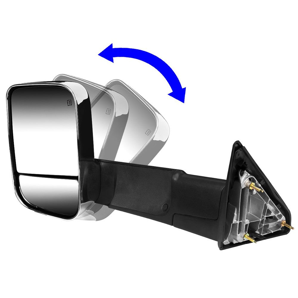 Left/Right Towing Side Mirror Powered W/Heated Turn Signal for 10-16 Ram 5500
