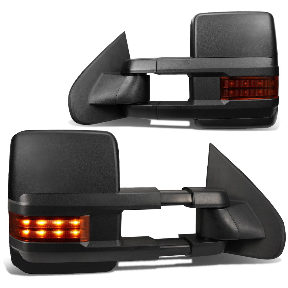 Left/Right Towing Side Mirror Powered Adjustment Heated 03-06 Yukon XL BFC-VMIR-015-T888-BK-AM