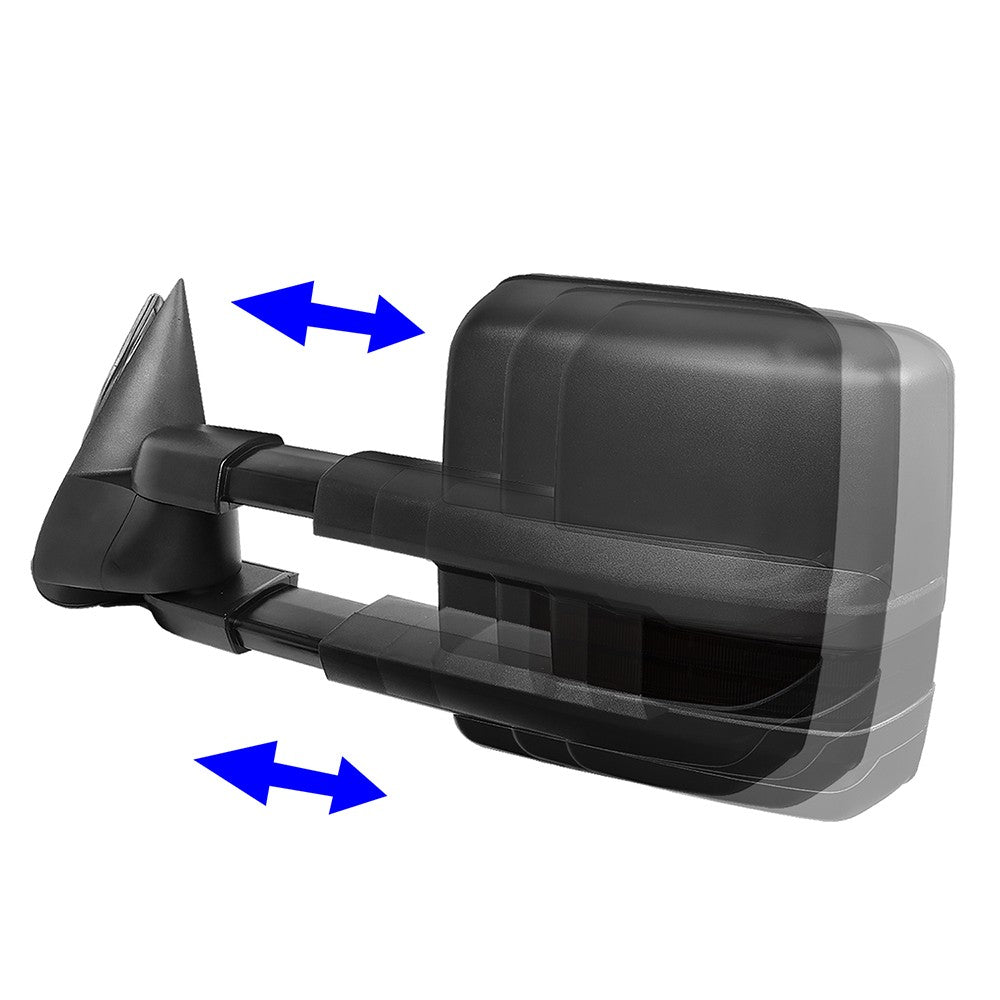 Left/Right Towing Side Mirror Powered W/Heated LED Turn Signal for 03-06 Yukon