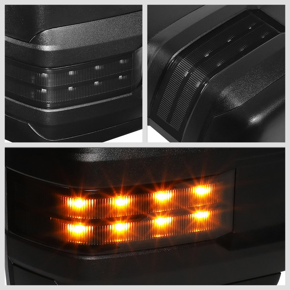 Left/Right Towing Side Mirror Powered W/Heated LED Turn Signal for 03-06 Yukon