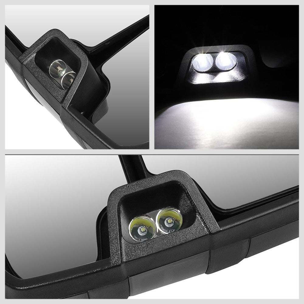 Left/Right Towing Side Mirror Powered W/Heated LED Turn Signal for 03-06 Yukon