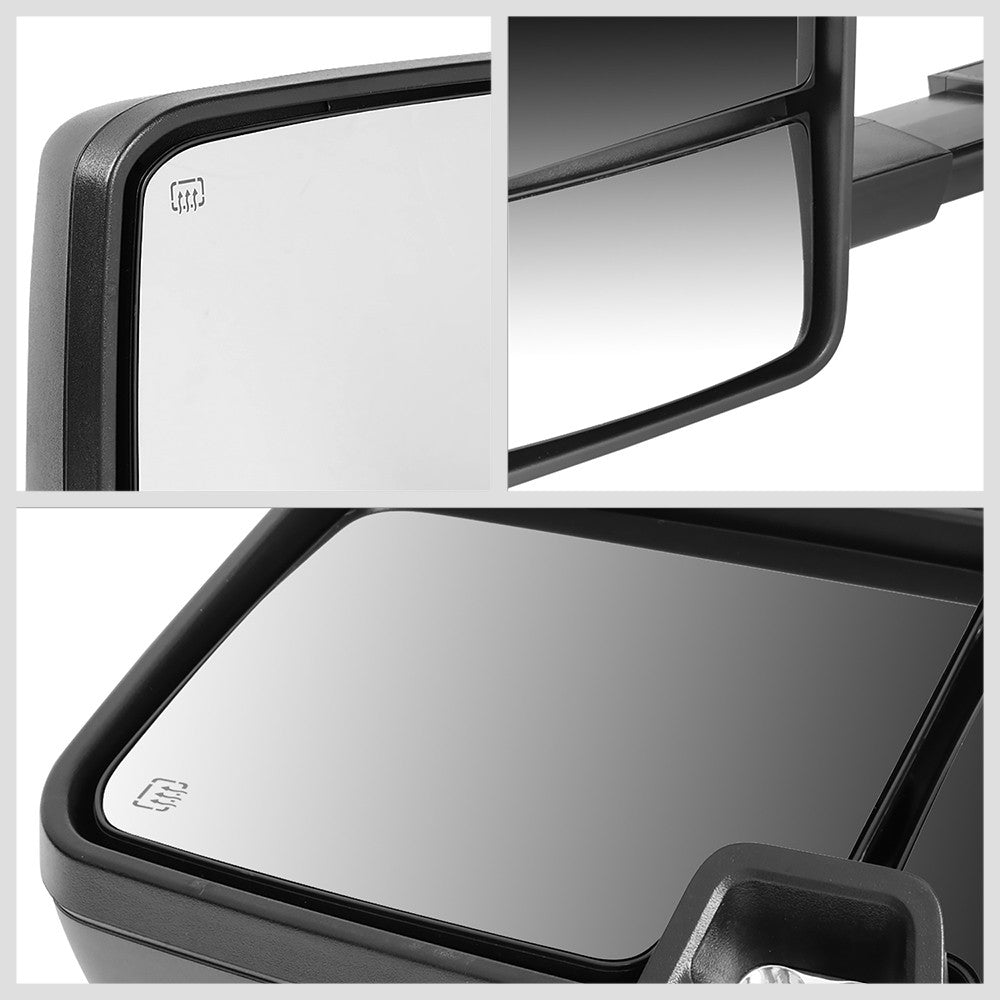 Left/Right Towing Side Mirror Powered W/Heated LED Turn Signal for 03-06 Yukon