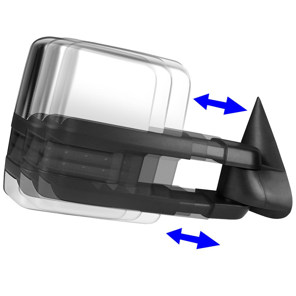 Right Towing Side Mirror Powered+ W/Heated LED Turn Signal for 03-06 Escalade
