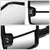 Left Black Towing Side Mirror Powered W/Heated Turn Signal for 15-17 Sierra 1500