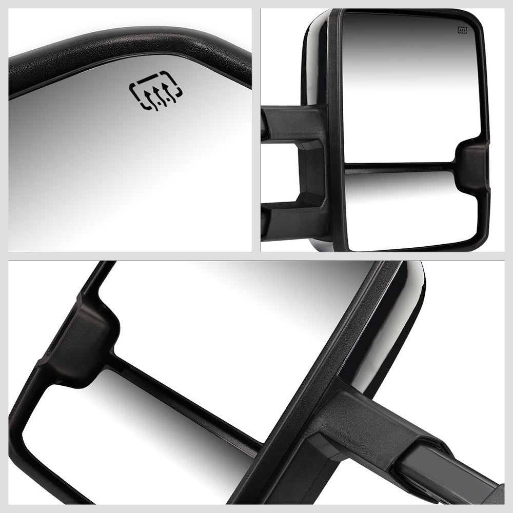 Left/Right Towing Side Mirror Powered W/Heated Turn Signal for 15-17 Sierra1500
