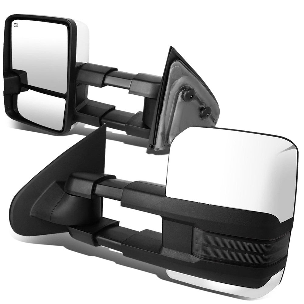 Left Towing Side Mirror Powered Heated Turn Signal 15-17 Sierra 1500 BFC-VMIR-016-T999-CH-SM