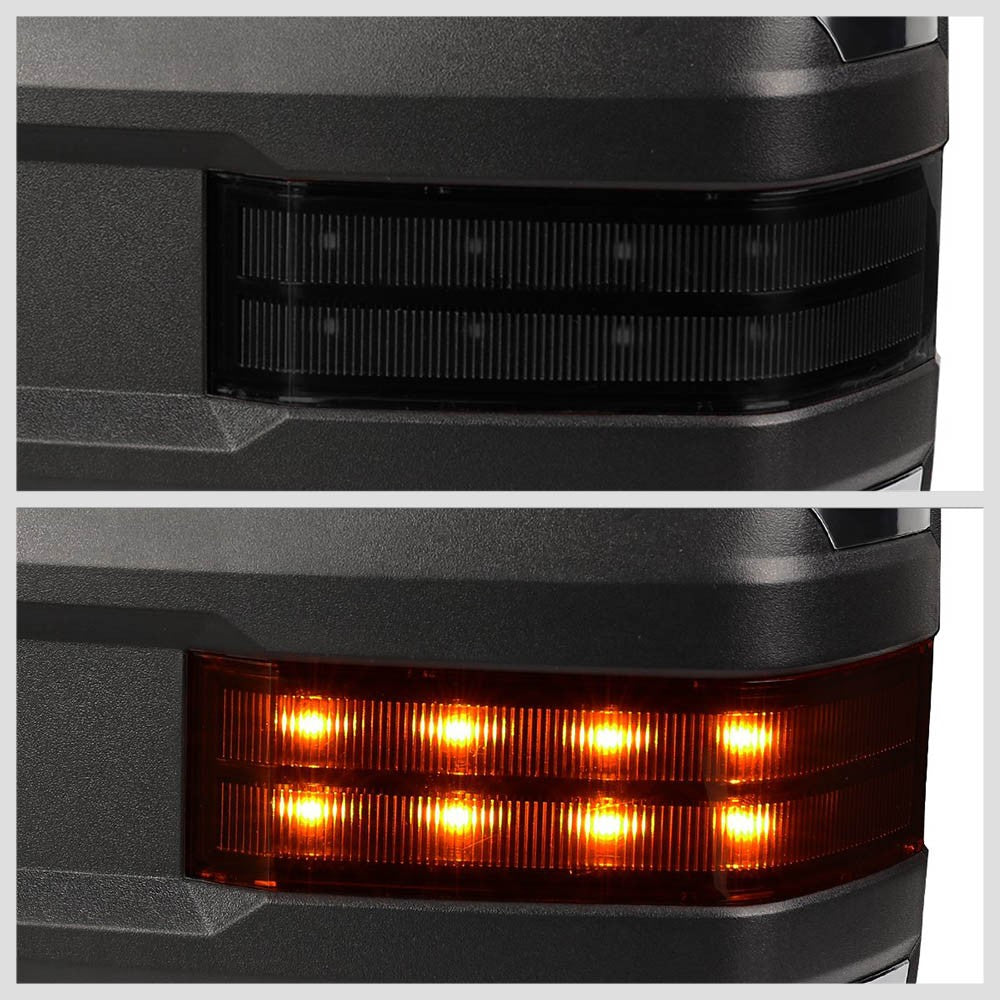 Left/Right Towing Side Mirror Powered W/Heated Turn Signal for 15-17Sierra 1500