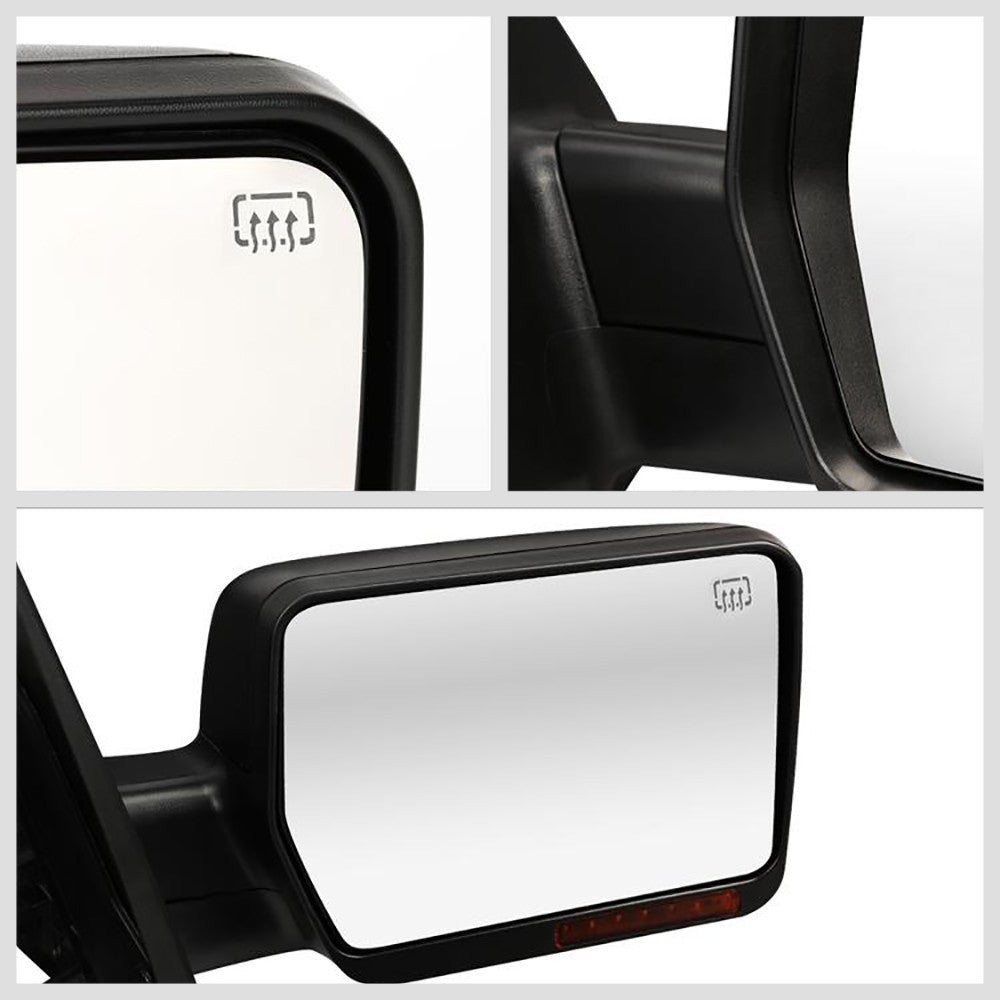 Right/Passenger Towing Side Mirror Powered Heated LED Turn Signal for 04-14 F150
