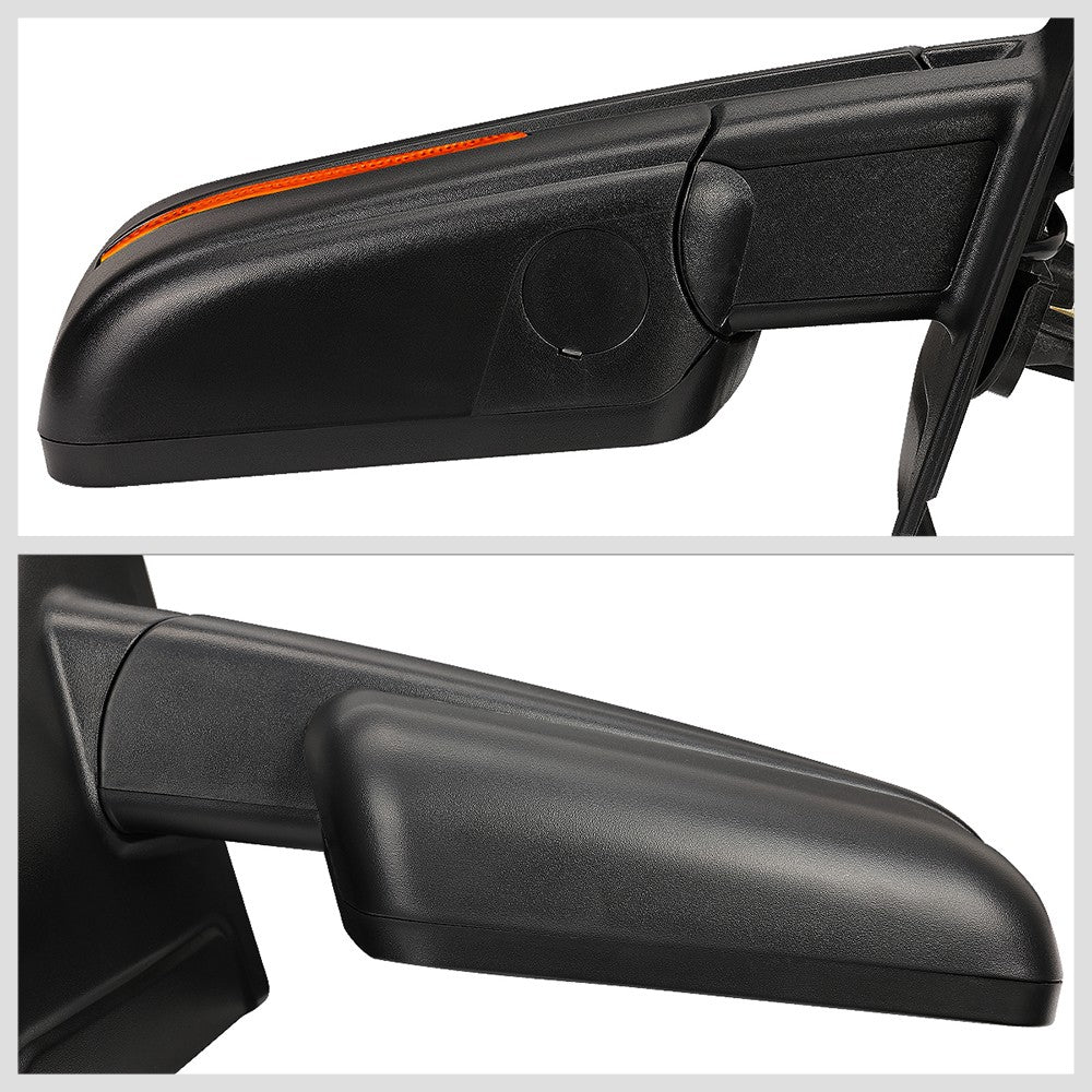 Right Black Towing Side Mirror Powered Adjustment W/Heated for 04-14 F-150
