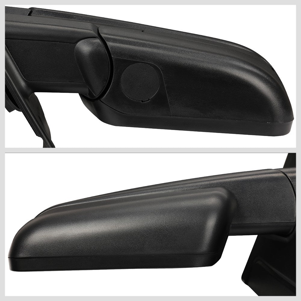 Left/Driver Black Towing Side Mirror Manual Adjustment Mirror for 04-14 F-150