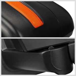 Left/Driver Black Towing Side Mirror Manual Adjustment Mirror for 04-14 F-150
