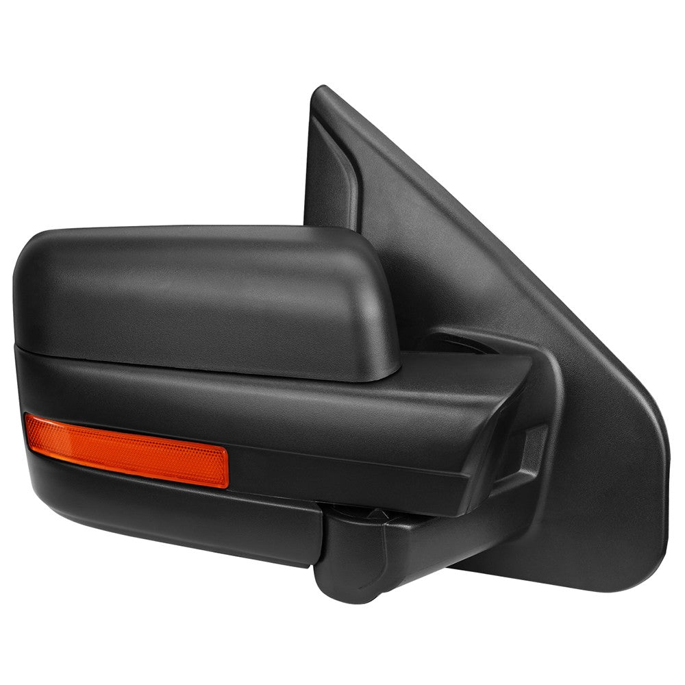 Right/Passenger Black Towing Side Mirror Manual Adjustment Mirror for 04-14 F150