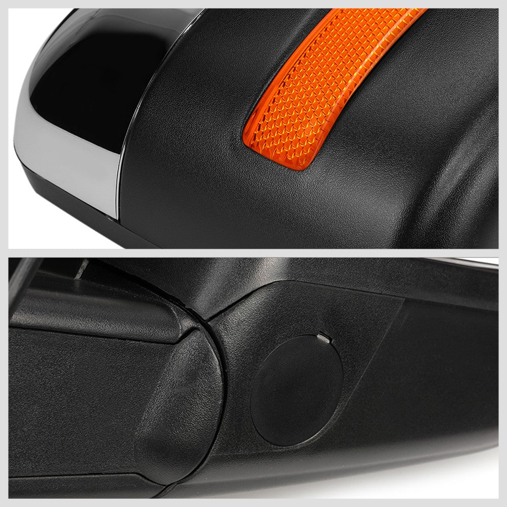 Right/Passenger Chrome Towing Side Mirror Manual Adjustment for 04-14 F-150