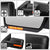 Left Black Towing Side Mirror Manual Adjustment Turn Signal for 04-14 F-150