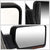 Right Black Towing Side Mirror Manual Adjustment Turn Signal for 04-14 F-150
