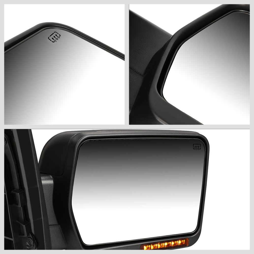 Right/Passenger Towing Side Mirror Powered W/Heated Turn Signal for 04-14 F-150