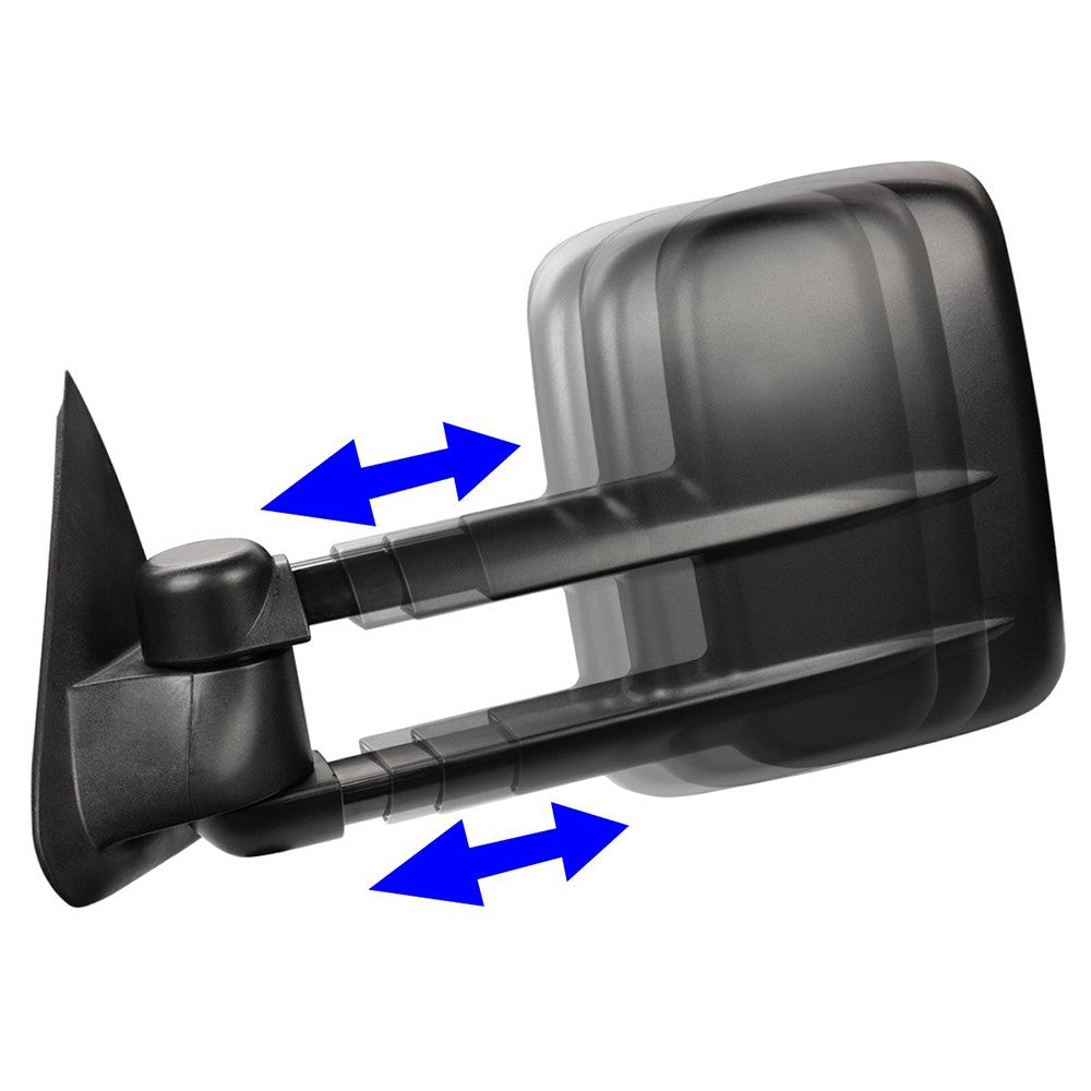 Left/Right Towing Side Mirror Powered Adjustment W/Heated for 14-18 Sierra 1500