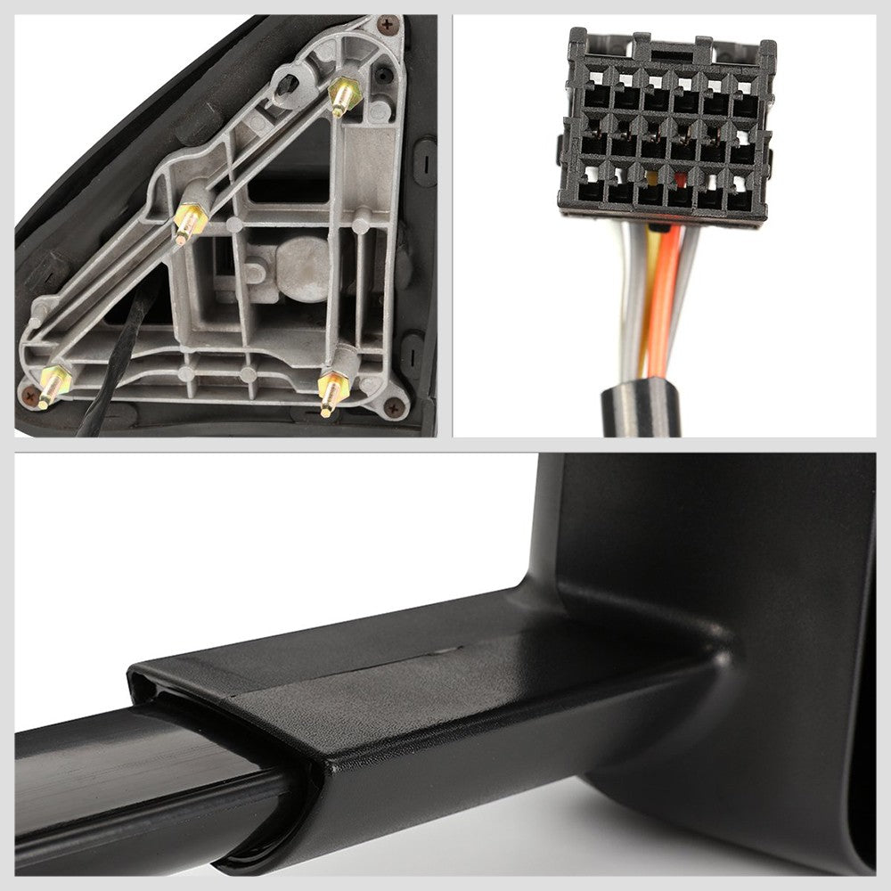 Left/Right Towing Side Mirror Powered Adjustment W/Heated for 14-18 Sierra 1500