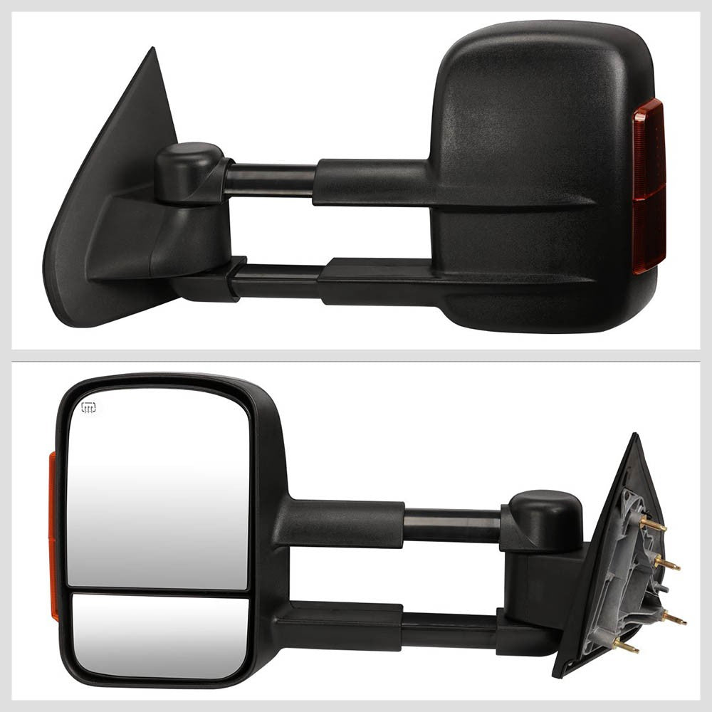 Left/Right Towing Side Mirror Powered W/Heated Turn Signal for 15-18Sierra1500