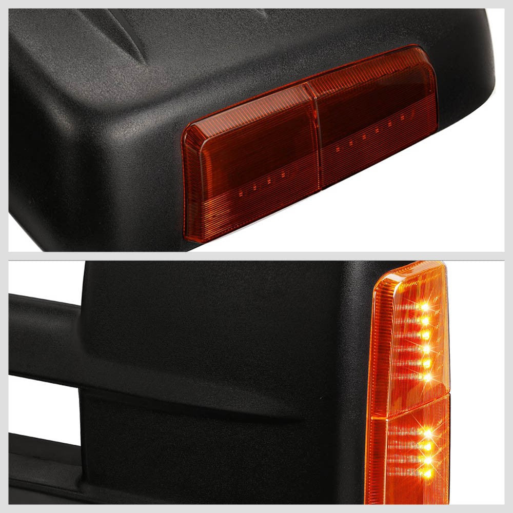 Left/Right Towing Side Mirror Powered W/Heated Turn Signal for 15-18Sierra1500