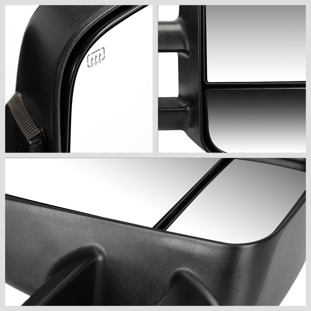 Left/Right Towing Side Mirror Powered+ W/Heated Turn Signal for 15-18 Sierra1500