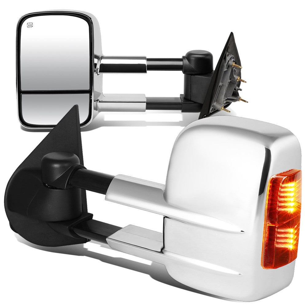 Left/Right Towing Side Mirror Heated Turn Signal 15-18 Sierra1500 BFC-VMIR-020-T999-CH-AM