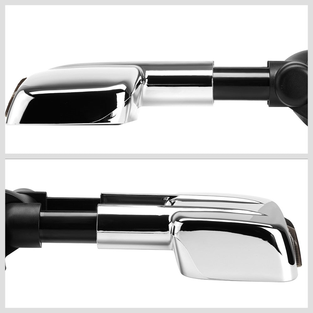 Left/Right Towing Side Mirror Powered W/Heated Turn Signal for 15-18 Sierra 1500