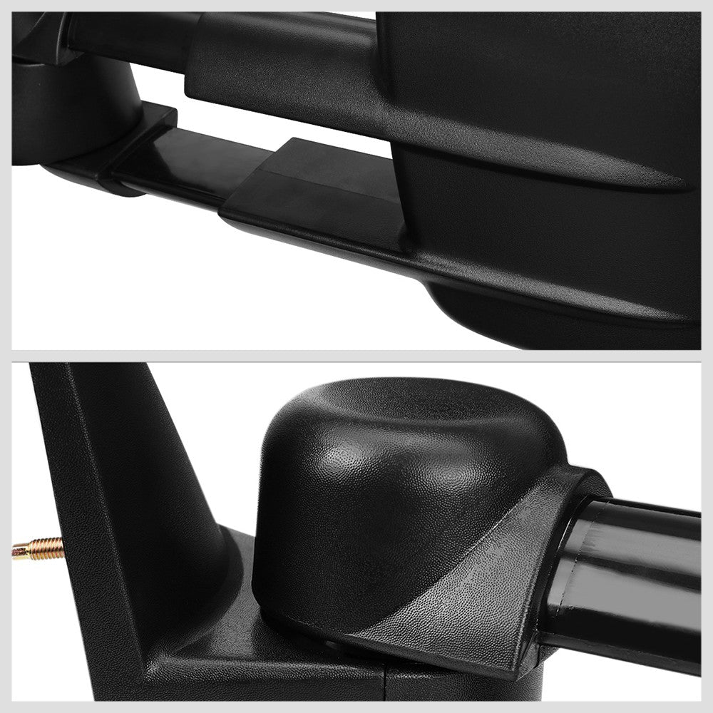 Left Black Towing Side Mirror Powered Adjustment W/Heated for 00-02 Yukon