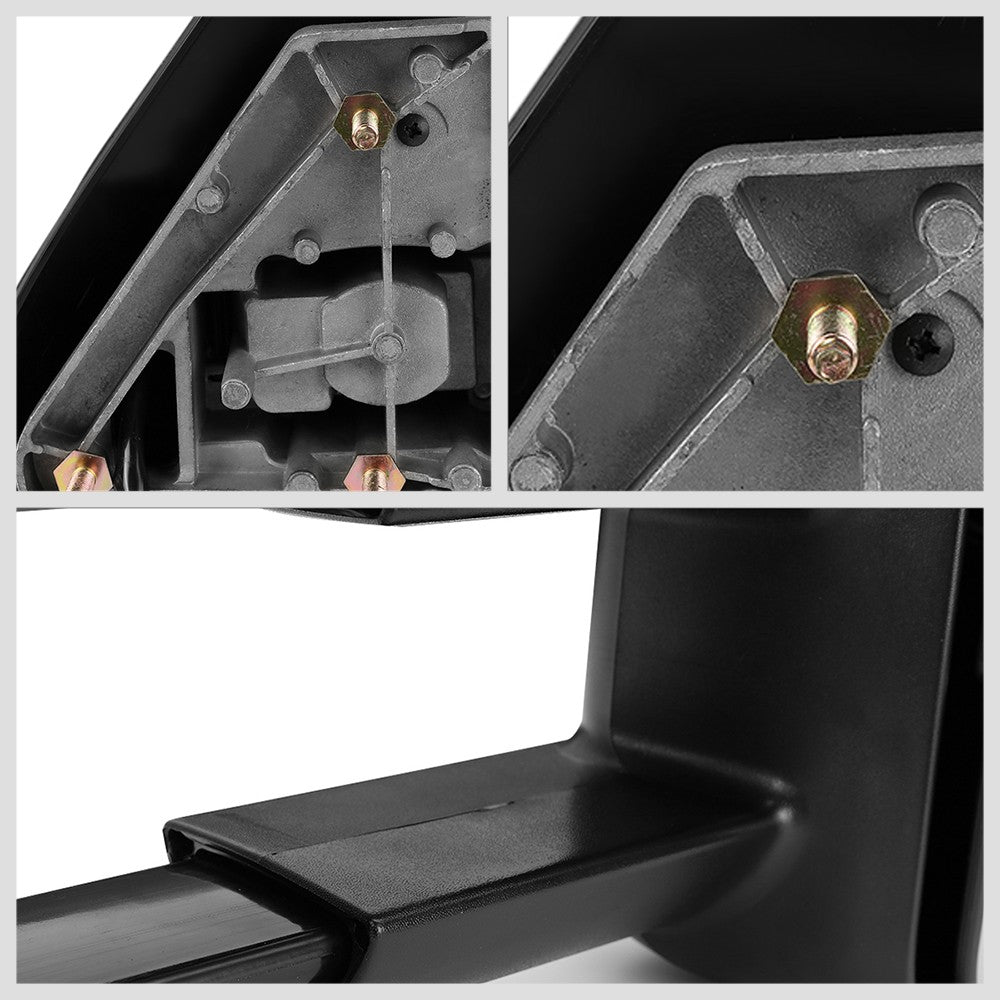 Right Black Towing Side Mirror Powered Adjustment W/Heated for 00-02 Tahoe
