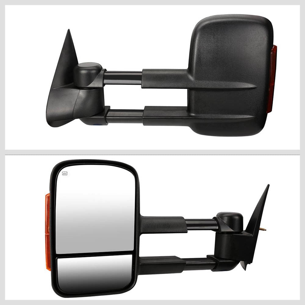 Left/Right Towing Side Mirror Powered W/Heated Turn Signal for 99-02 Sierra 2500