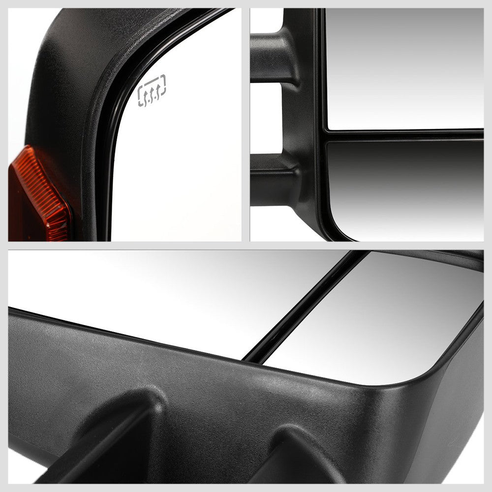 Left/Right Towing Side Mirror Powered W/Heated Turn Signal for 99-02 Sierra 2500