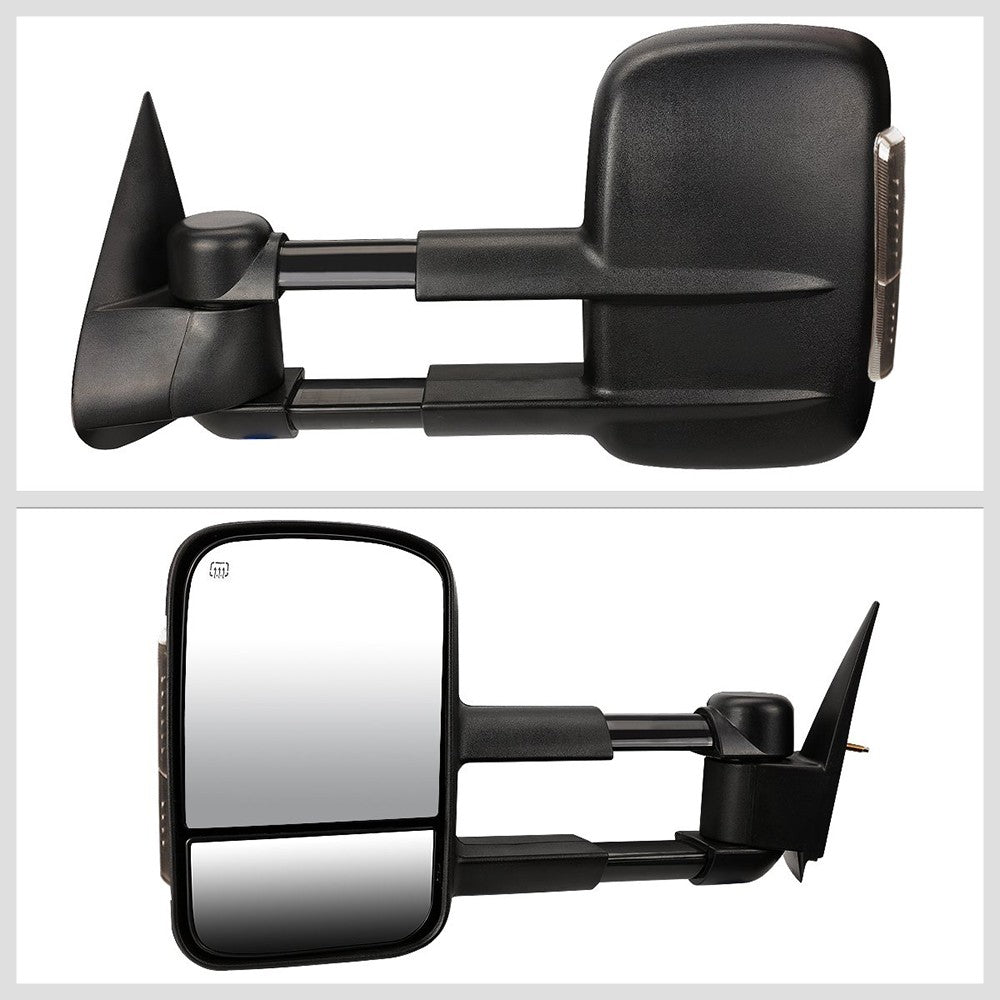 Left/Right Towing Side Mirror Powered W/Heated Turn Signal for 01-02 Sierra 3500