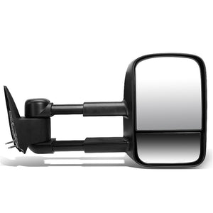 Left/Driver Black Towing Side Mirror Powered Adjustment 94-98 GMCK1500 BFC-VMIR-022-T111-BK-L