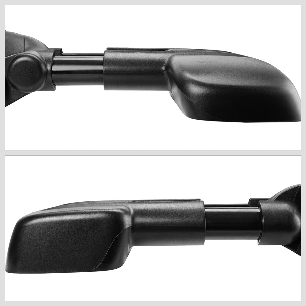 Left/Driver Black Towing Side Mirror Powered Adjustment for 94-98 GMC K1500