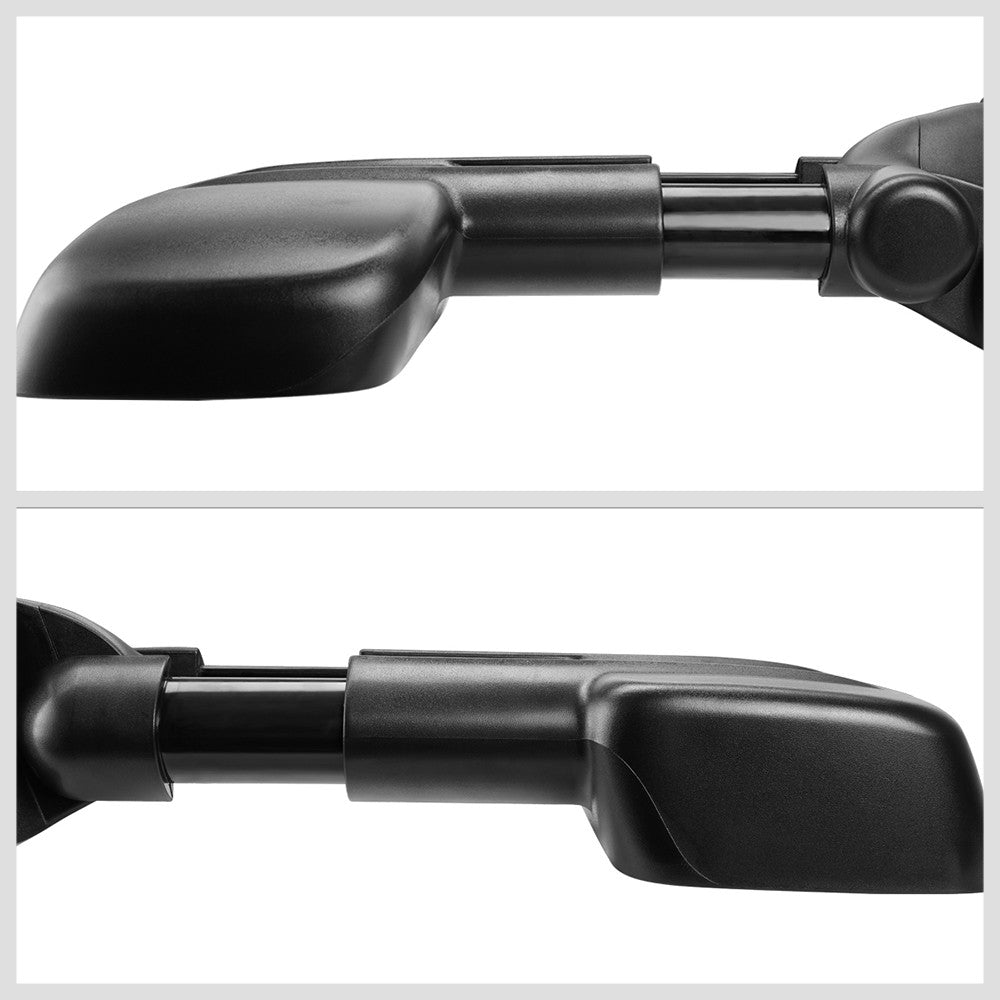 Right/Passenger Black Towing Side Mirror Powered Adjustment for 93-00 GMC C2500