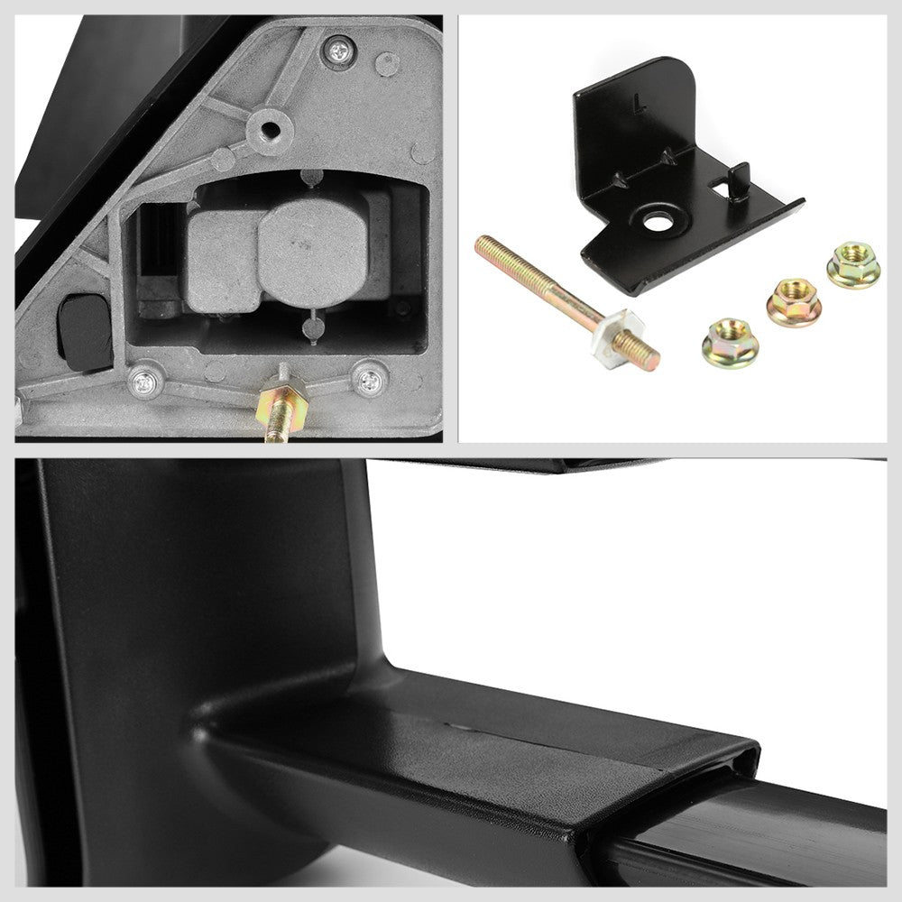 Left/Driver Black Towing Side Mirror Manual Adjustment for 94-98 GMC K1500