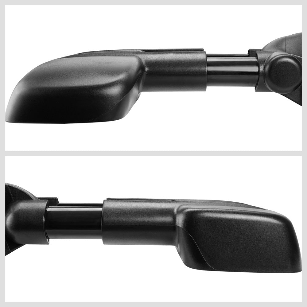 Right/Passenger Black Towing Side Mirror Manual Adjustment for 93-00 GMC C2500