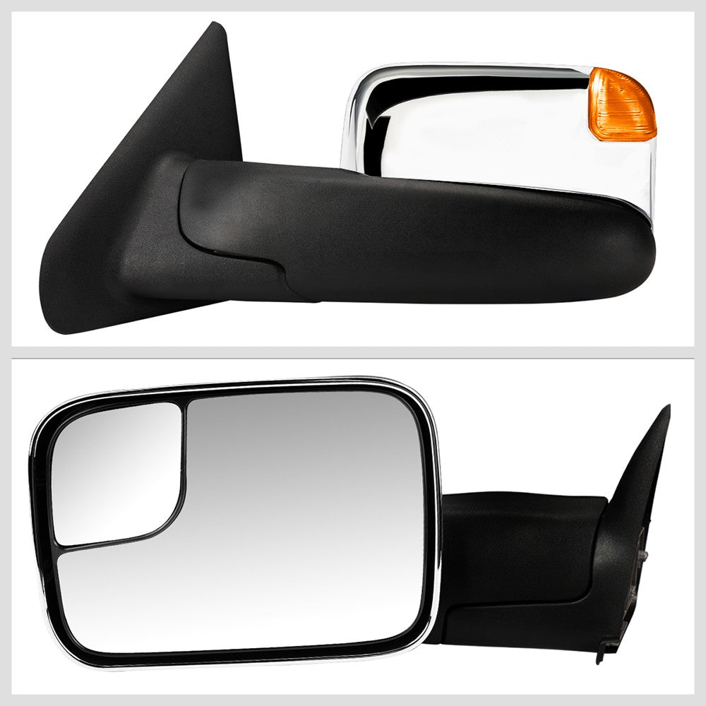 Left/Right Towing Side Mirror Powered Adjustment W/Heated for 94-97 Ram 3500