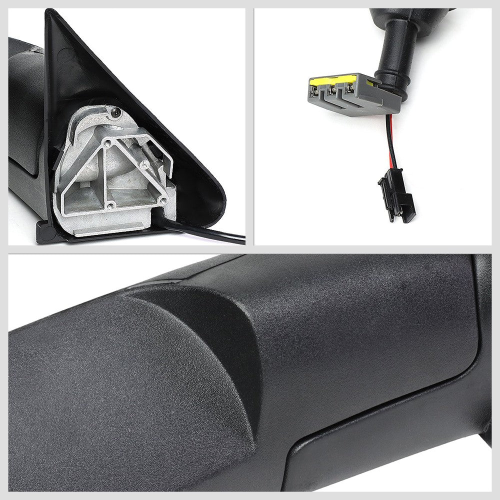 Left/Right Chrome Towing Side Mirror Powered LED Turn Signal for 94-97 Ram 3500