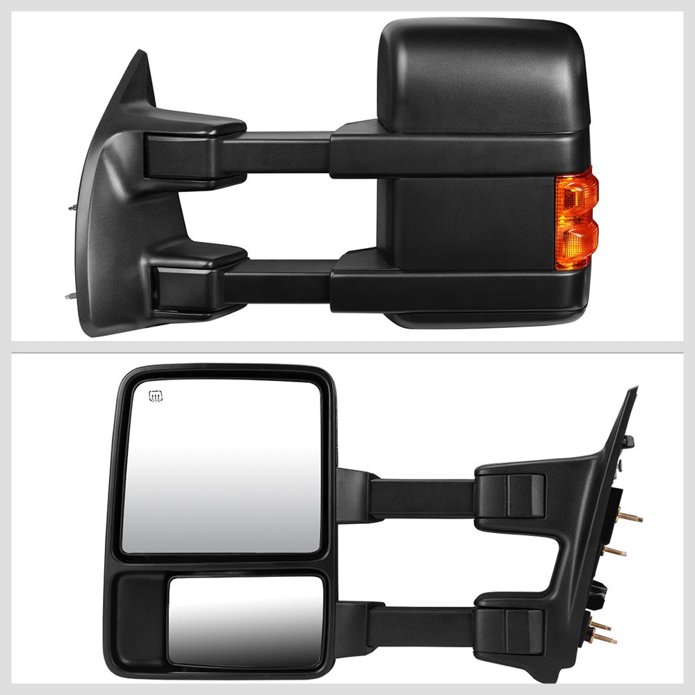 Left/Driver Towing Side Mirror Powered Adjustment W/Heated for 99-07 F-250 SD