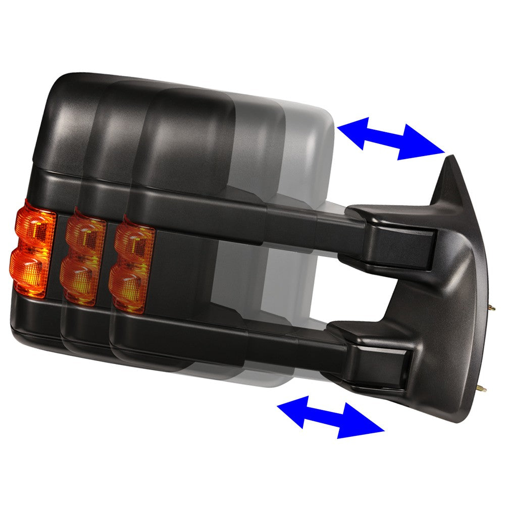 Right/Passenger Towing Side Mirror Powered W/Heated for 99-07 F-350 SD