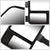 Left/Right Black Towing Side Mirror Manual+ Turn Signal for 08-16 F-350 SD