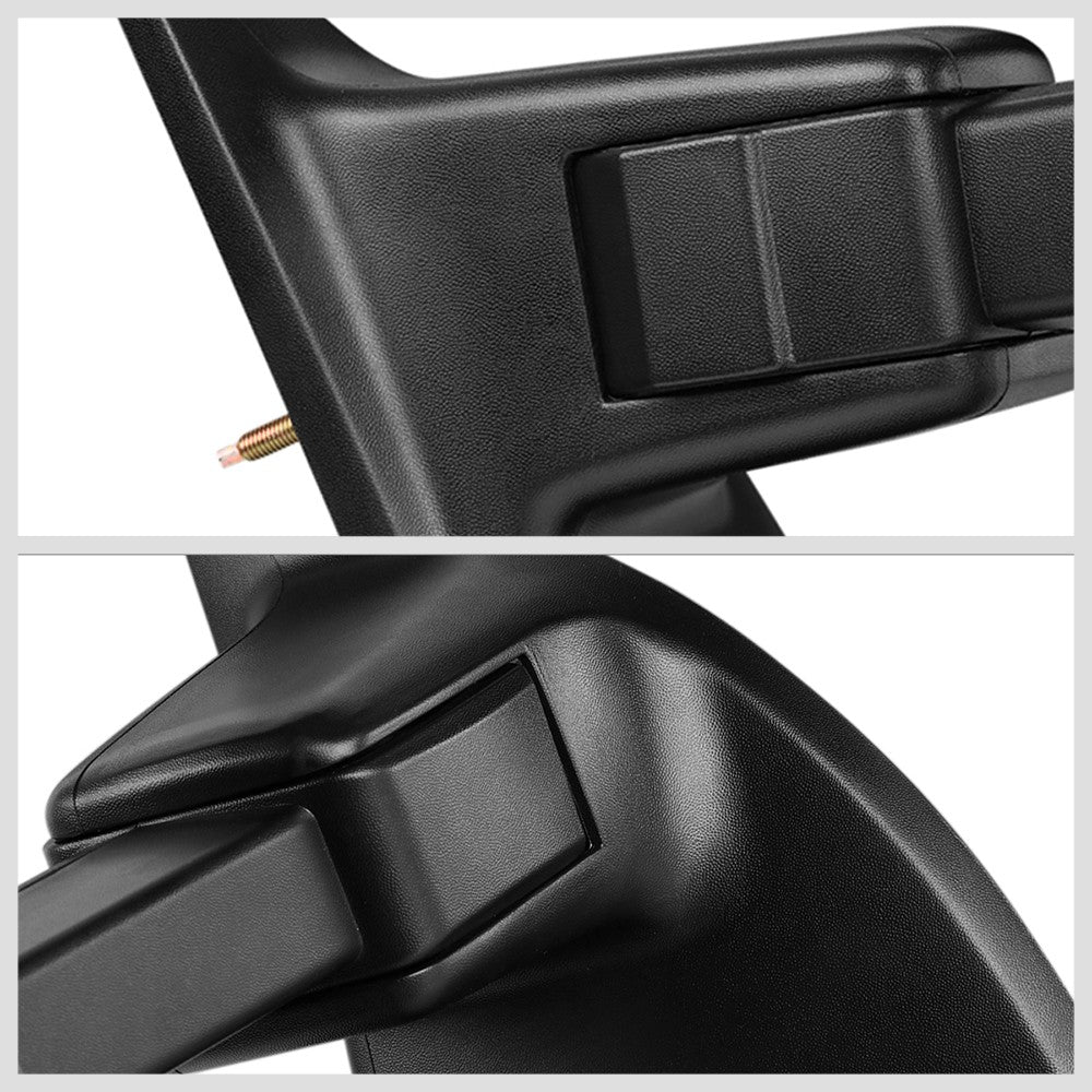 Right Black Towing Side Mirror Powered W/Heated Turn Signal for 08-16 F-350 SD