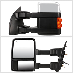 Left/Right Towing Side Mirror Powered+ W/Heated Turn Signal for 08-16 F-550SD