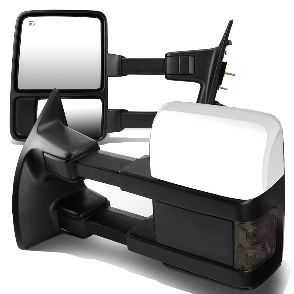 Left/Right Towing Side Mirror Powered Heated Turn Signal 08-16 F-350SD BFC-VMIR-027-T999-CH-SM
