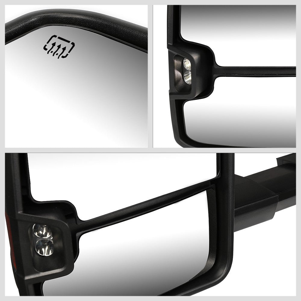 Left/Right Towing Side Mirror Powered Adjustment W/Heated for 99-07 F-450 SD