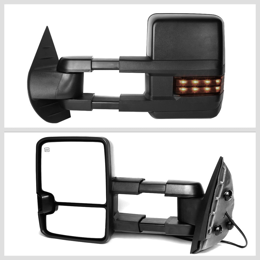 Left Towing Side Mirror Powered W/Heated LED Turn Signal for 07-13 Avalanche